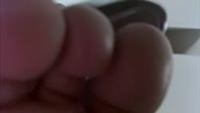 Open wide Goddess MXDominion is making Fresh Goddess Dust for You POV, femdom, foot domination, soles, mind fuck  4k smaller