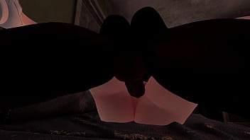 Dark Intrigue: Wet Sluty White Chica Fucks Massive Black Dicky In Second World