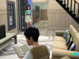 - SIMS 4 - - MET A mother I'd like to fuck IN A BAR AND INVITED HER HOME
