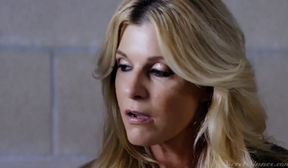 Naughty blonde mature slut banged hard