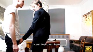 TUTOR4K Lucky Stud Manages to Fuck Experienced Tutor in Sexy Stockings