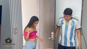 Unfaithful Neighbor Asks Me to Give Her Lodging as a Pretext for Me to Fuck Her Hard and Cum in Her Ass.