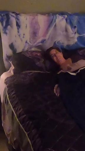 Cuddling with Mammy