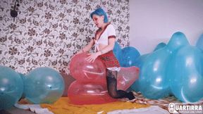 Q935 Stashia sedictively rides and pops many tight RX Boobs - 480p