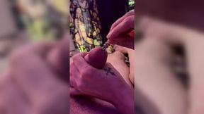 Cock&#x1F346; getting loudly stimulated, precum overflowing uncontrollably, extreme orgasmic frenzy ensues