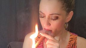 Smoking a Cigar Video 2