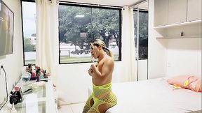 I caught my stepmother making a video for an adult platform, I got into the movie and fucked until I came deep in the hottie's ass Vagninho and Luna Oliveira