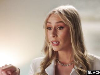 BLACKED Bossy BBC Avid Golden-haired Kay Enchanting Demands To Get Double Teamed