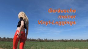 Sounds of my red vinyl leggings - Geräusche meiner roten Vinyl-Leggings
