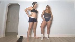 Vanessa and Gia Size Comparison