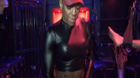 Ass pounding the slave in the dungeon