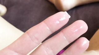 ASRM Wet Dripping Vagina Sounds - Voluptuous Soak Underwear and Groaning Trembling Orgasm