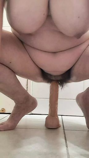 mature milf finished with a lot of milk
