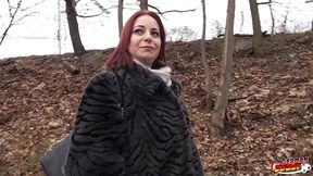 german scout - curvy german saggy tits girl emma fox pick up for casting fuck in berlin