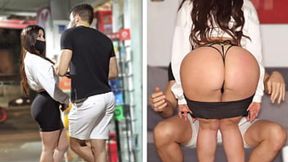 Colombian Crypto Gold Digger's Massive Booty Devastated