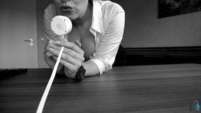 secretary web cam interview - would you hire me? business-bitch