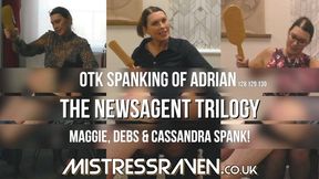 [995] OTK Spanking of Adrian in The Newsagent Trilogy