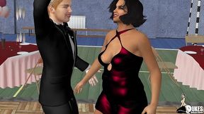 a biker chick and white milf take long dick