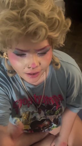 Stunning moment from &quot;Cute Clown Cumslut&quot;