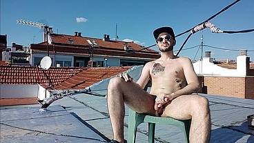 Paja en mi azotea