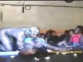 Ebony Hunk Strippers Getting Their Knobs Sucked And Felt On