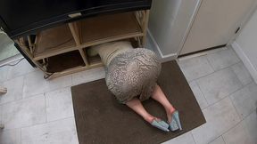 your stepmom gets stuck and you get to fuck her pussy (pov)