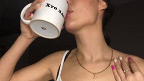 Sensual play with my neck