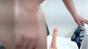 Naughty Brunette Taunts Neighbors and Takes Me for a Wild Fuck
