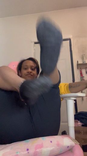 Foot teasing  2 mins long