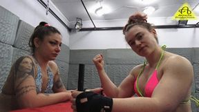 Armwrestling Alexis Luna vs Michela