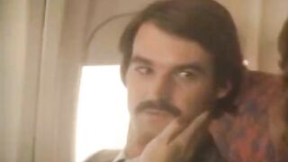 Shanna McCullough, Mike Horner in sex on a plain in vintage classic porn