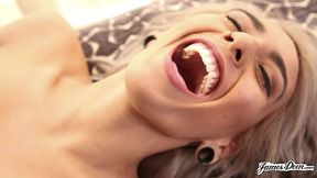 Sexy as hell brunette Janice Griffith gets pleasure from oral sex