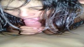 grabando a venezolana chupa pene hambrienta se come toda la verga hasta se vomita. (gracias maduro)