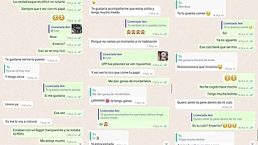 LA PUTA DE MI MADRASTRA ME ESCRIBE POR WHATSAPP MIENTRAS MI PAPA ESTA DE VIAJE DE NEGOCIOS