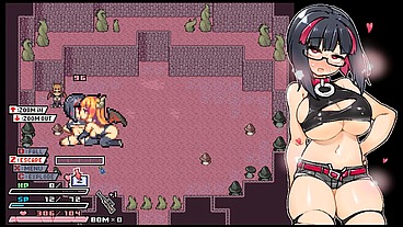 Rignetta's Adventure [ Monsters Hentai Game ] Ep.9 goth girl gangbang with face hugers