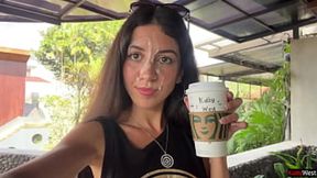 Love Hurts: My Ex Wants Me to Cum Walk on Starbuck's Floor, So I Gobble His Semen in a Coffee Shop Restroom
