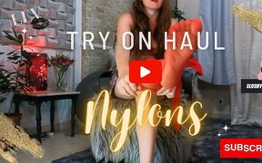 4K Transparent Lace Nylons Sheer Try on Haul in Skirt  Leverageurassets