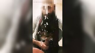 Security Guard Ample cum-shot