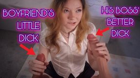 Your Gf Gets Bred by Your FATCOCK BOSS