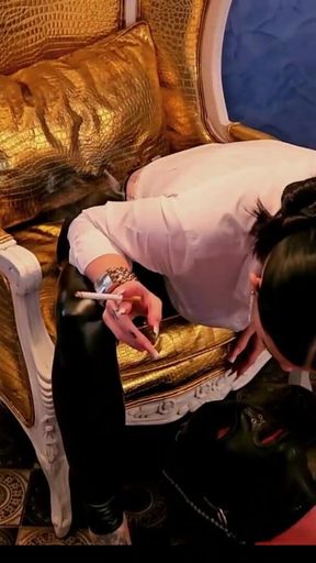 Epic moment from &quot;Miss Alessa Milano Open your mouth Ashtray&quot;
