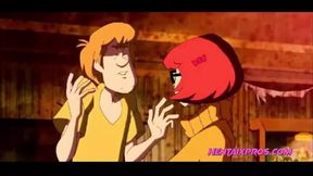Horny&#x1F975; Velma Sucks Shaggy's Dick&#x1F346; - Cartoon Porn Parody