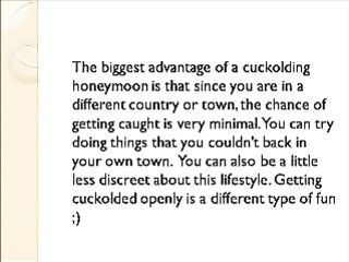 Cuckold Honeymoon. What is it and how to prepare for it.