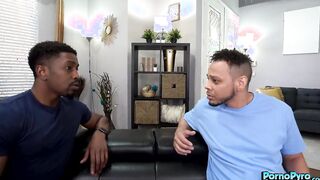 Cougar London River Bangs Her Two Hot Black Neighbors