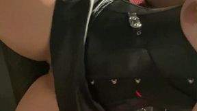 Scarlett Kage NoGasm FULL - Facesitting - bondage, tease and denial, femdom, latex, leather, cbt, anal plug, vibrating wand, orgasm denial, face sitting, pussy licking, sexual servitude, dildo riding, female orgasm, dungeon