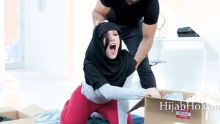 Owning My 18 Year Old Sis Into Hijab And Using Her