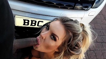 Dru Vs essex chick getting fucked on her car
