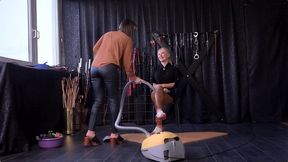 Hot Cleaning And Vacuuming (HDTVWMV) - Lady Kat And Lady Olga