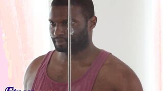 Fitness Rooms Anal sex at the gym fit blonde Venera Maxima takes big black dick ass fuck!