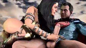 Wonder woman and Superman