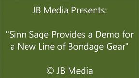 Sinn Sage Demos the New Bondage Gear - HD